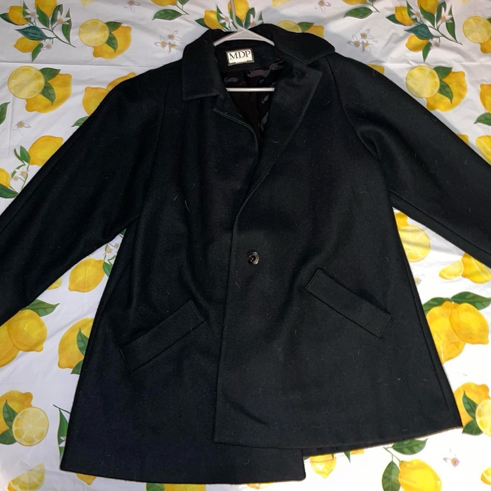 Thick black Mario De Pinto dress jacket